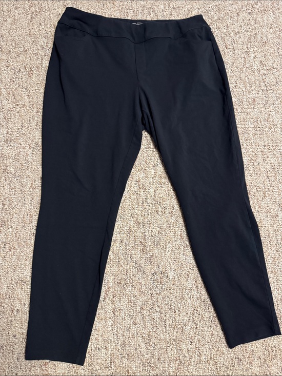 Susan Graver Pants - Susan Graver Black Weekend Pull-On Ponte pants